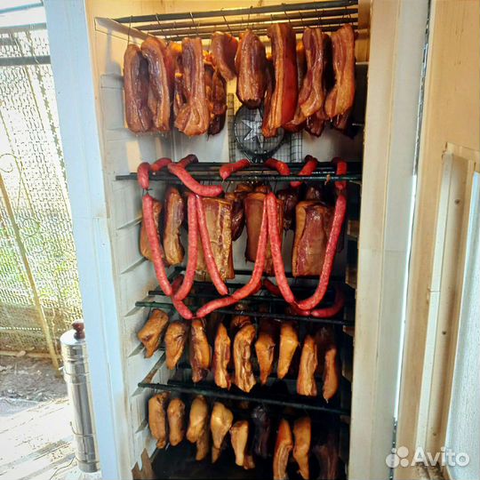 Коптильня. Шкаф для копчения, вялки, сушки. 4 в 1