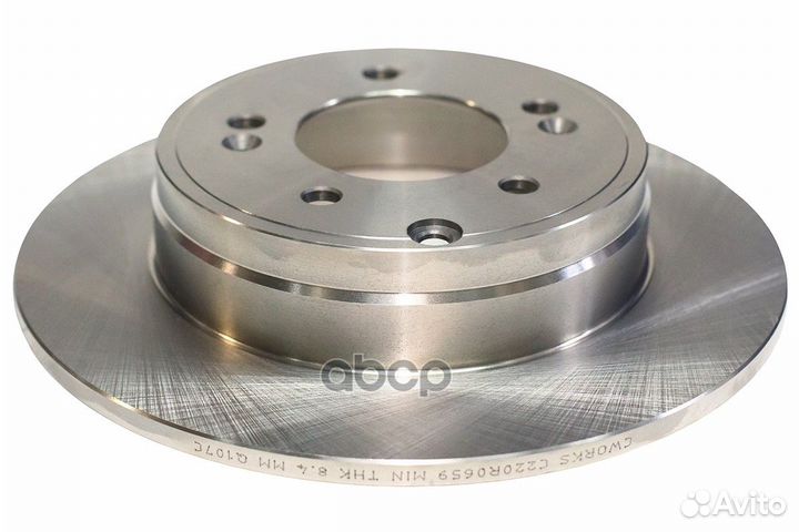 Тормозной диск задний C220R0659 C220R0659 cworks