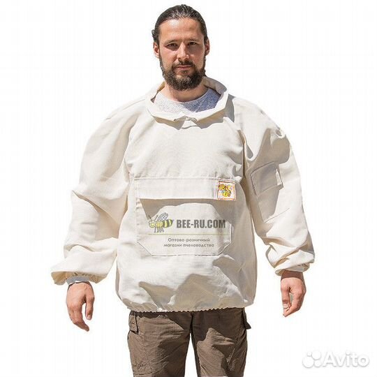 Куртка пчеловода двунитка (без сетки)