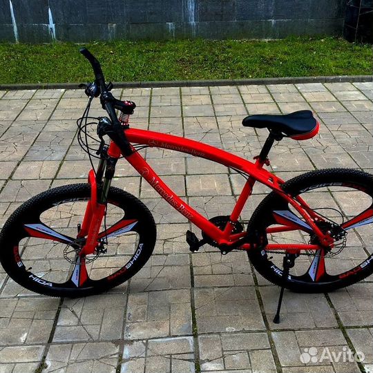 Велосипед на литых дисках