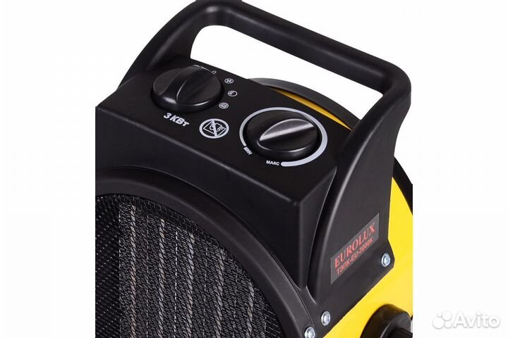Тепловентилятор электрический eurolux тэпк-EU-3000