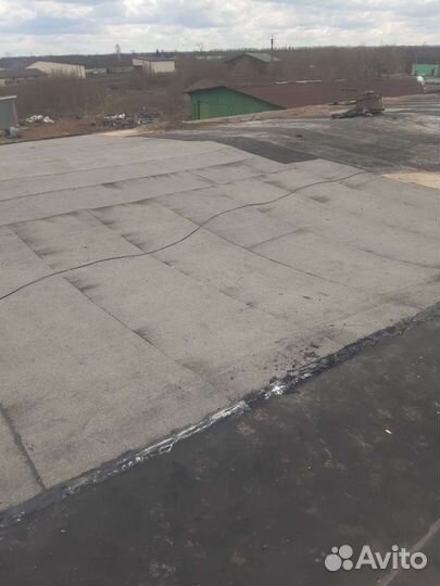 Ремонт кровли крыши гаражей