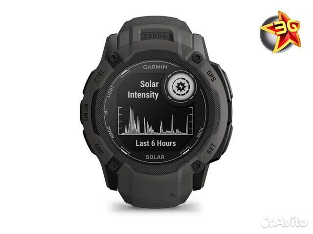 Часы Garmin Instinct 2X Solar Black 010-02805-00