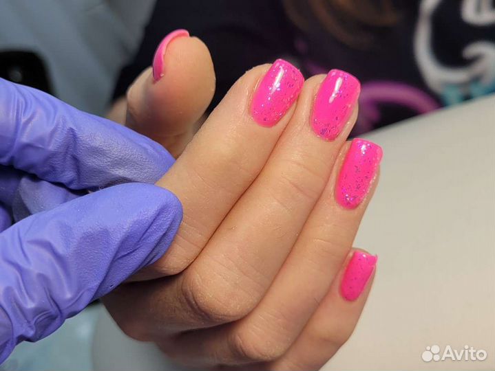 Маникюр с покрытием гельлак