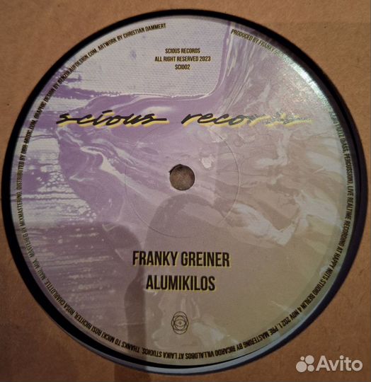 Baby Ford / Frank Greiner – Scious Records 002