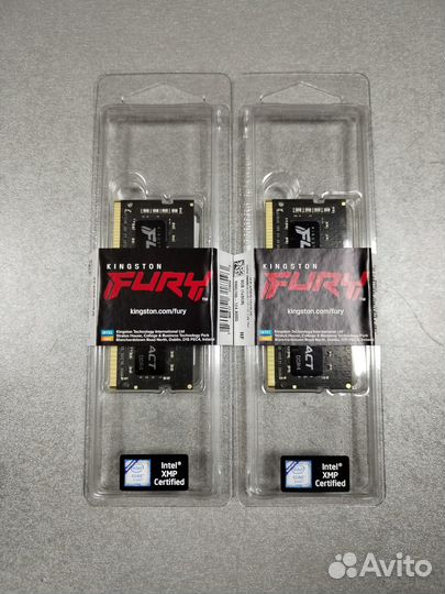 Оперативная память 8GBx2 DDR4 Kingston Fury