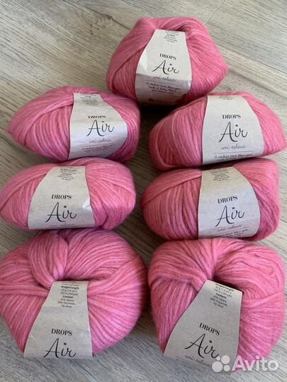 Пряжа Drops Air uni color нитки