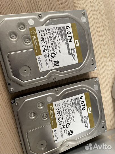 Жесткий диск Western Digital WD Gold 6 тб