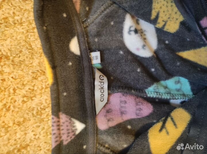 Флисовая поддева 98 crockid