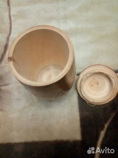 Деревянный сувенир 'Туесок' времен СССР