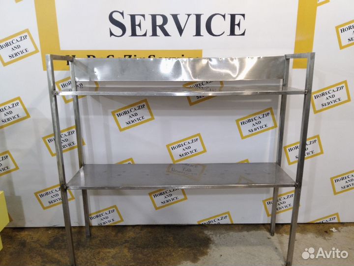 Стеллаж сварной из нержавеющей стали 155х40х146