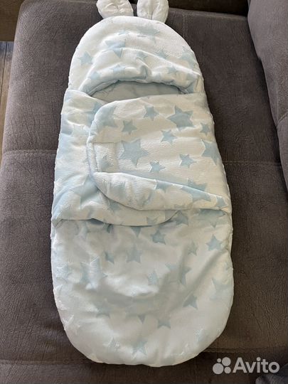 Кокон конверт на выписку с рождения