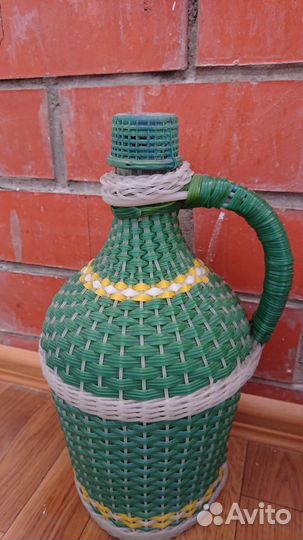 Бутыль для вина в оплетке