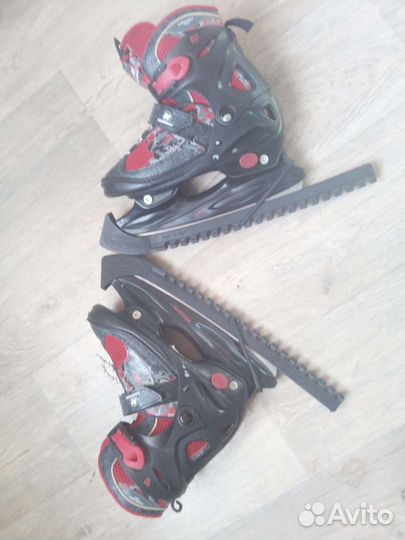 Коньки детские раздвижные 34 37 Nordwav Италия