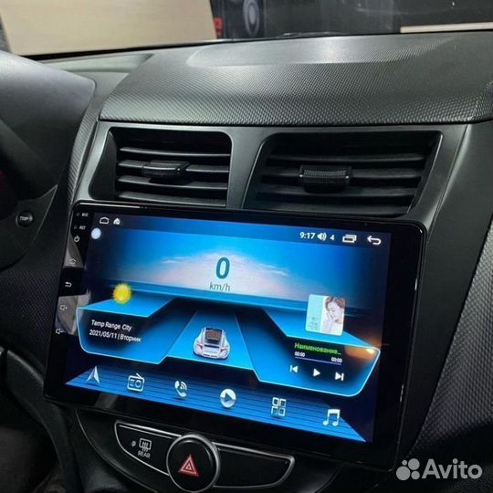 Магнитола Hyundai Solaris 11-16 WiFi Navi IPS