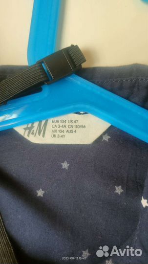 Рубашка hm 104 с галстуком