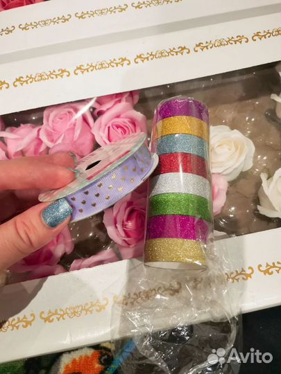 Всё для работы с букетами из мыльных роз