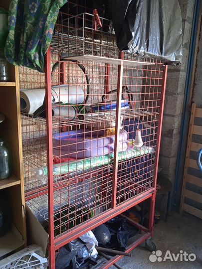 Стеллаж разборный металлический бу