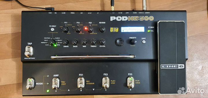 Гитарный процессор line 6 pod hd 300