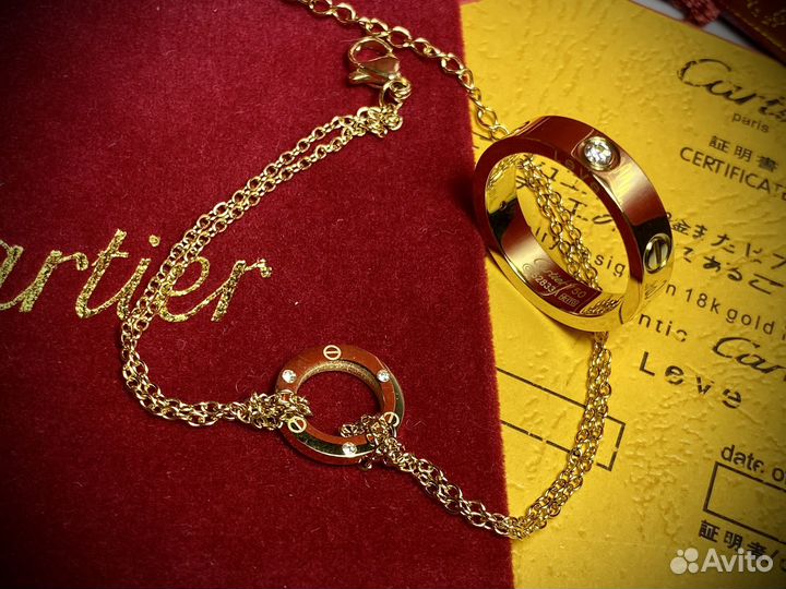 Браслет cartier love Картье Лав