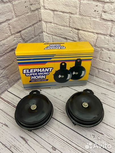 Автомобильный звуковой сигнал elephant super micro