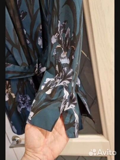 Пиджак жакет женский атласный на поясе HM 46