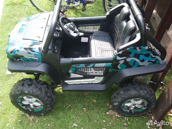 Детский электромобиль mercedes unimog