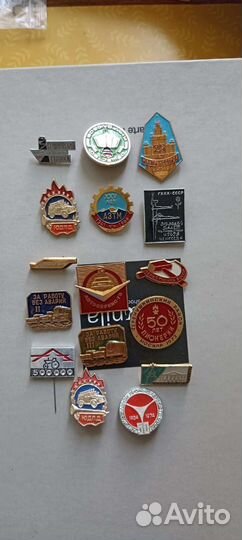 Значок разные, заводы, организации