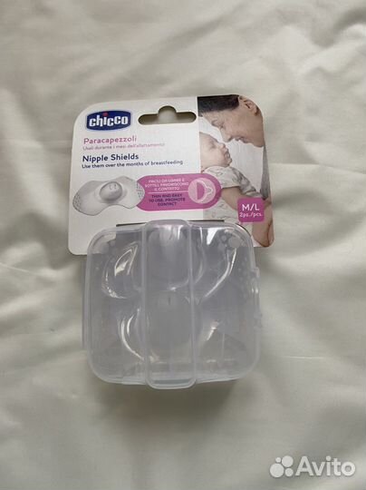 Накладки на соски chocco M/L, не вскрытые