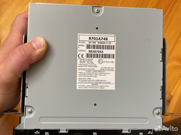 Магнитола Mitsubishi DY-5M W3R69-T-27