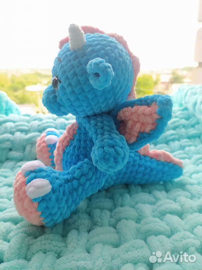Вязаные игрушки. Дракоша