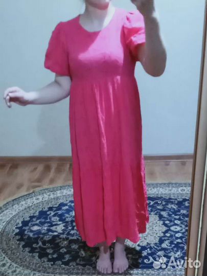 Платье хлопок шитьё