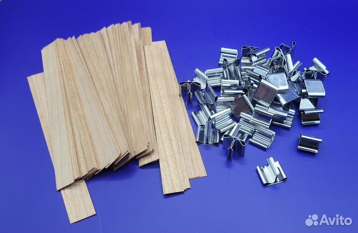 Деревянный фитиль для свечей с держателем