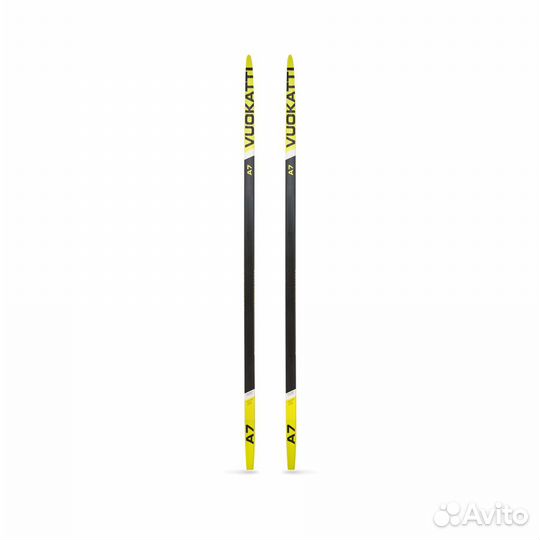 Лыжи vuokatti Wax черно/желтые (р. 180)