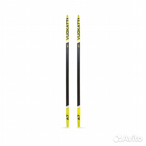 Лыжи vuokatti Wax черно/желтые (р. 180)