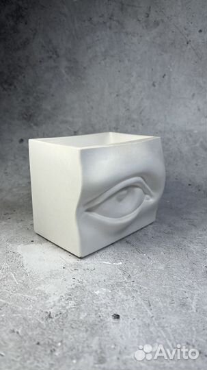 Кашпо из гипса