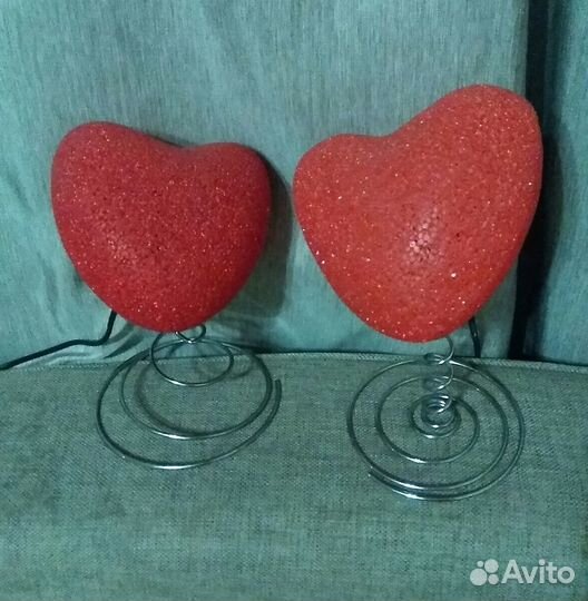 Светильник ночник Сердце