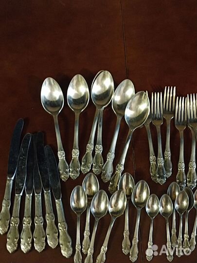 Набор столовых приборов мельхиор СССР