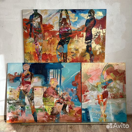 Картины все в наличии абстракция