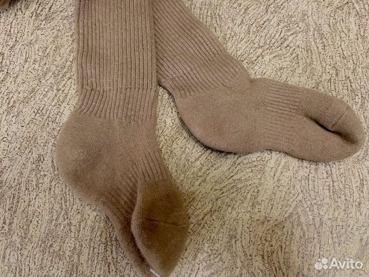 Шерстяные носки чулки