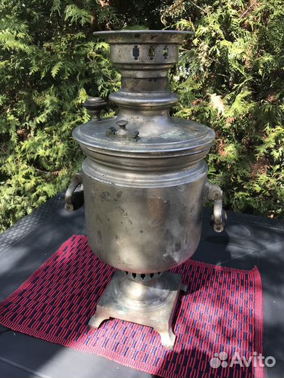 Самовар на дровах (антикварный)