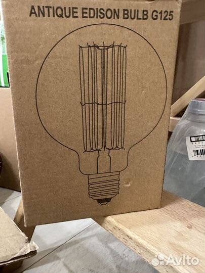 Ретро лампочка эдисона