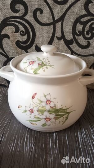 Кастрюля керамическая