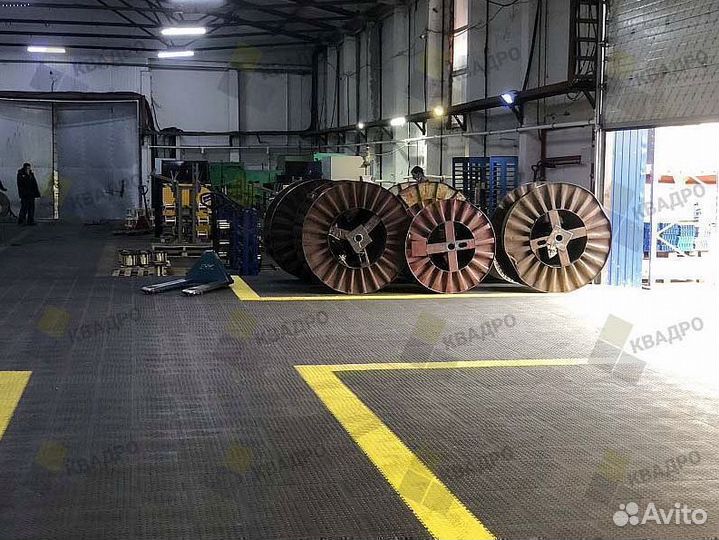 Модульная плитка пвх для гаража