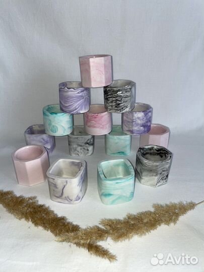 Подсвечники из гипса