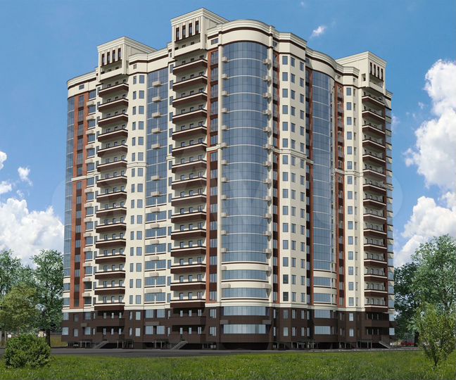 3-к. квартира, 103,5 м², 4/17 эт.