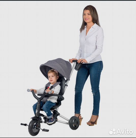 Трехколесный велосипед коляска qplay nova