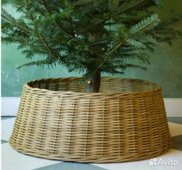 Корзина под елку декоративная