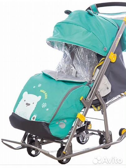 Детские санки с колесами