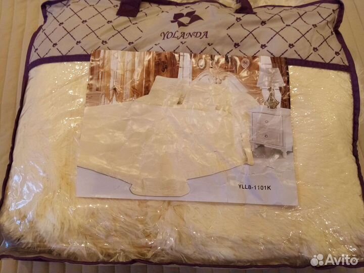 Плед-покрывало травка